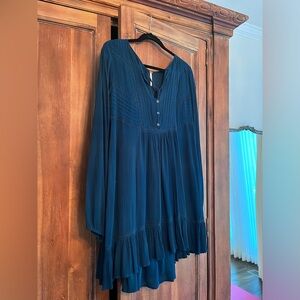 Free People Forest Green Tunic